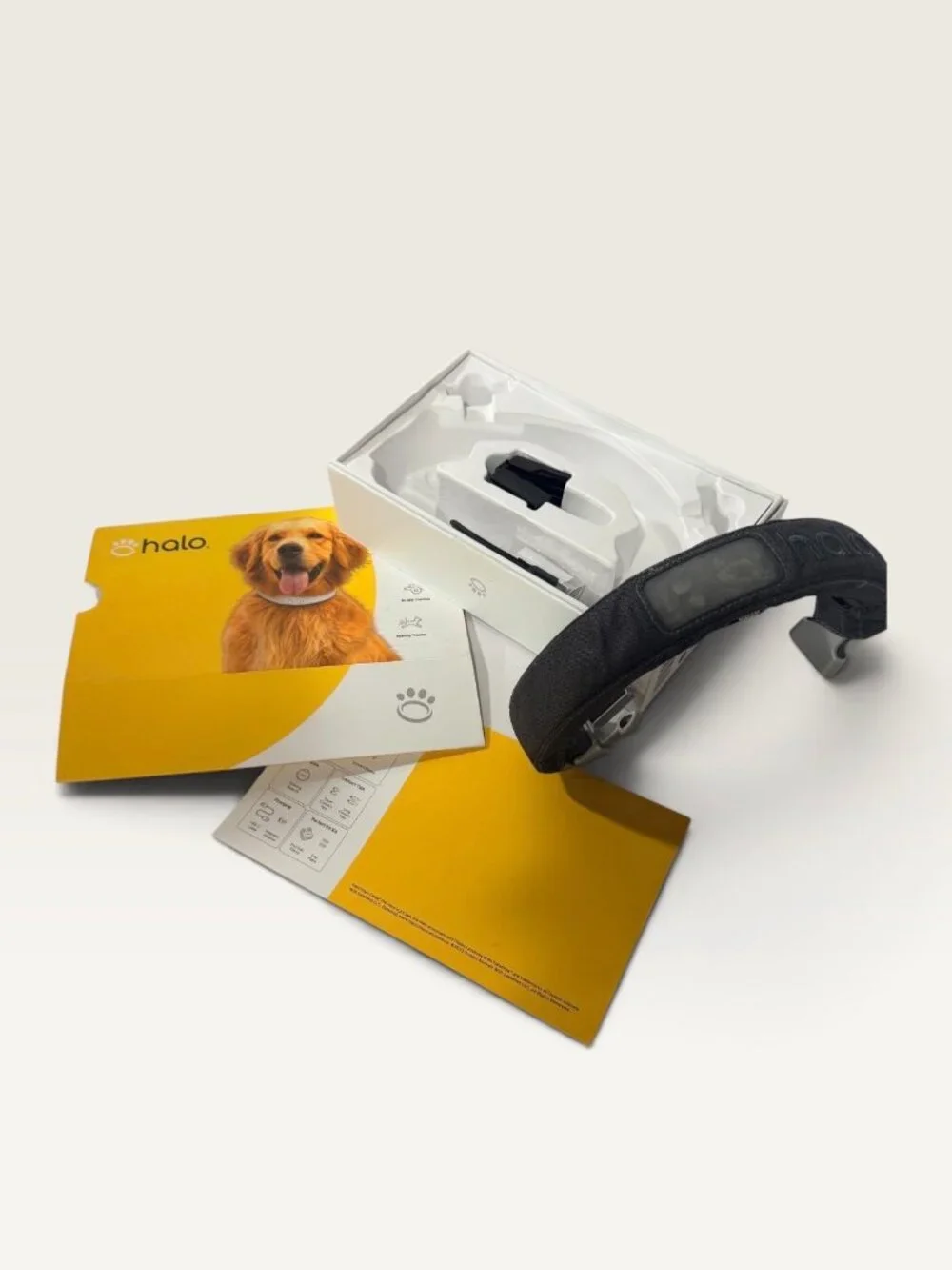 Halo Collar 3 GPS Wireless Dog Fence + Tracker Black Size Sm w/ Original Box
